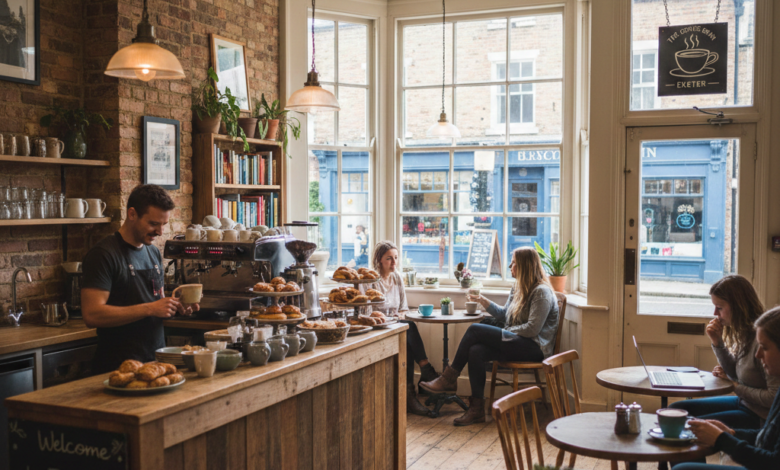 cafes in exeter