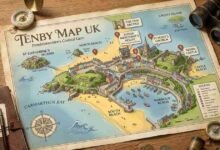 Tenby Map UK